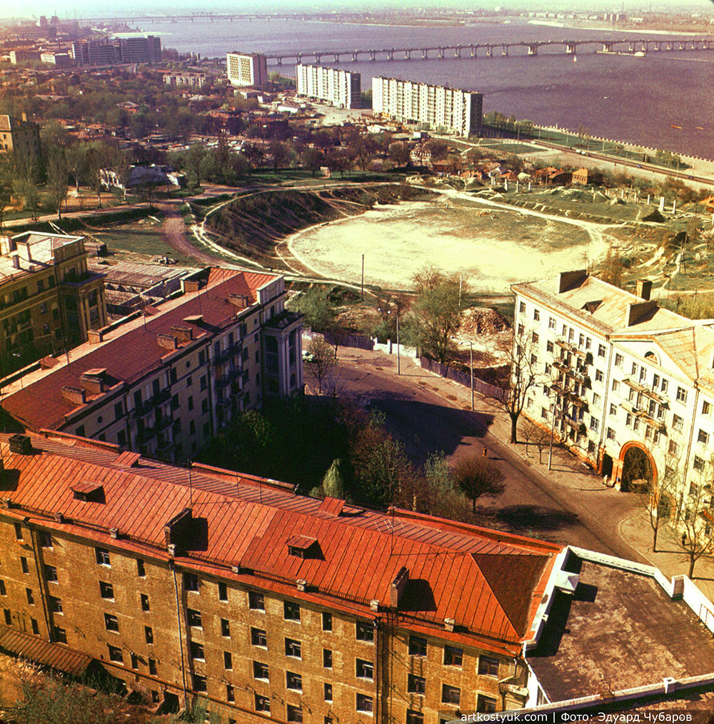 Днепропетровск 70-х с высоты