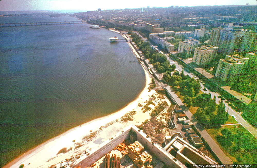 Днепропетровск 70-х с высоты