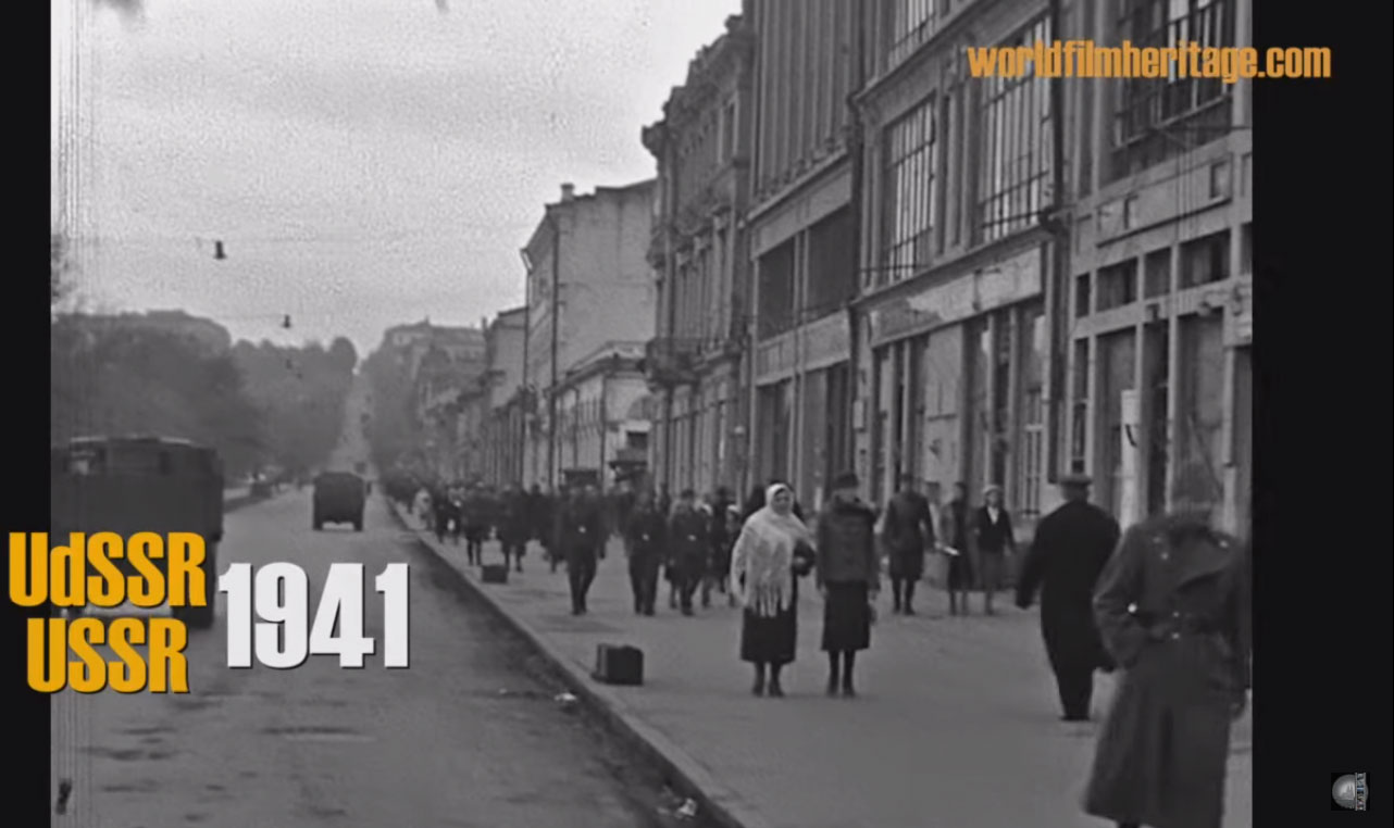 Кинохроники Днепропетровск 1941