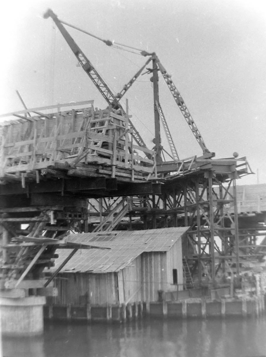 Набережная Днепр Строительство Нового моста 1965