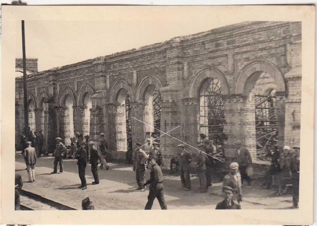 Вокзал Днепропетровска 1942 год